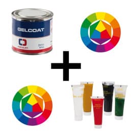 Mastic gelcoat neutre colorable + colorants