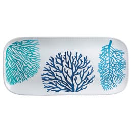 Set 2 plateaux Harmony Bleu corail - Marine Business