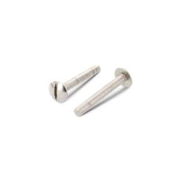Vis à tête ronde large fendue Inox A2 POELIER