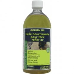 MATT CHEM - GOLDEN OIL - Huile pour teck reflet or