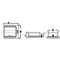Boîte porte-fusibles avec témoins d'alerte