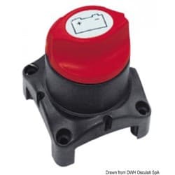 Coupe-batterie commandé électriquement à distance