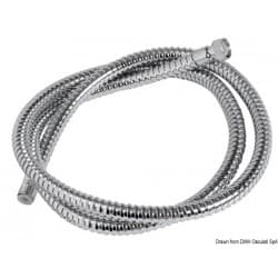 Tuyau douche en inox poli