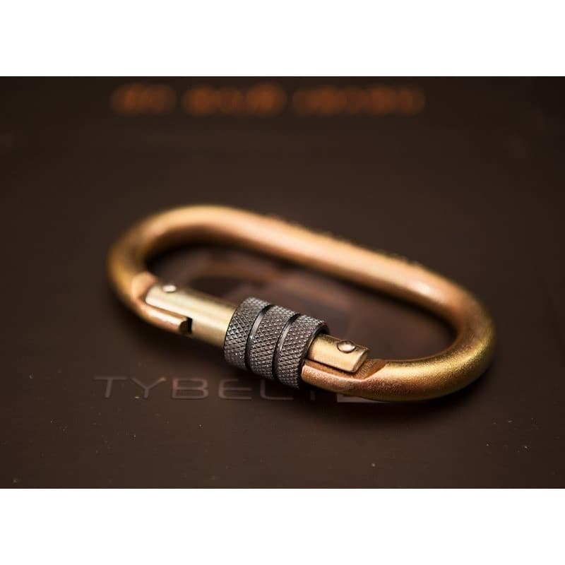 Mousqueton à vis en acier