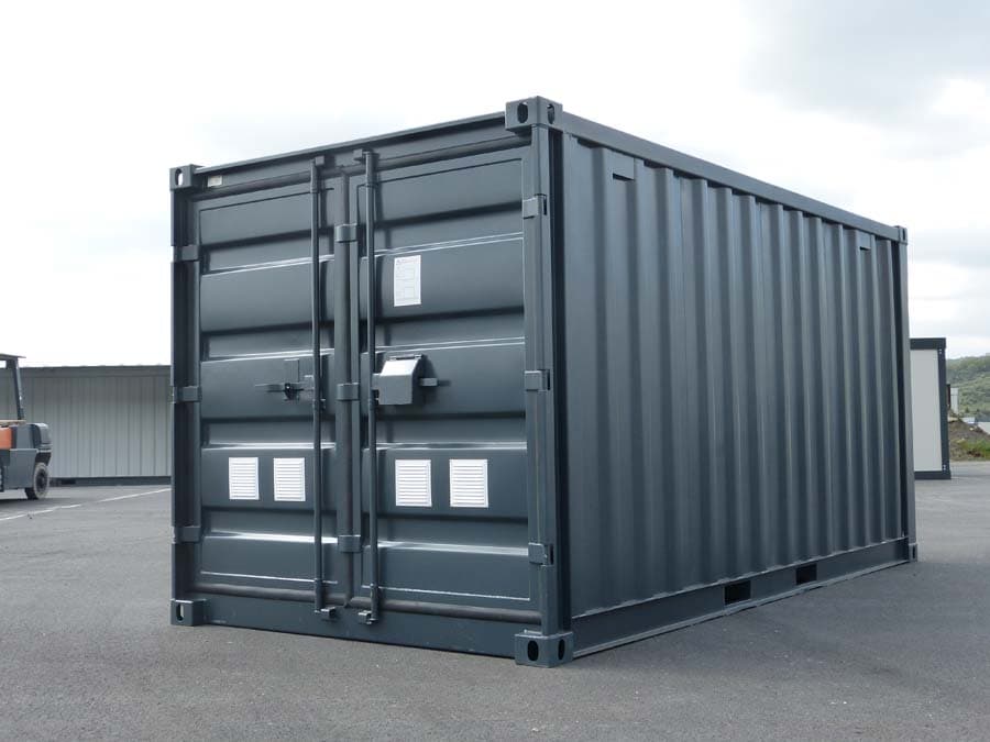 Conteneur de stockage 15 pieds – Noir