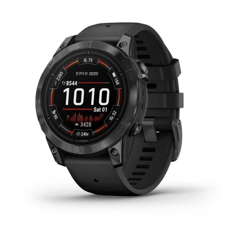 Montre Garmin  EPIX Gen 2 Sapphire Titane 47 mm + bracelet nylon gris - Standard Edition , Homme