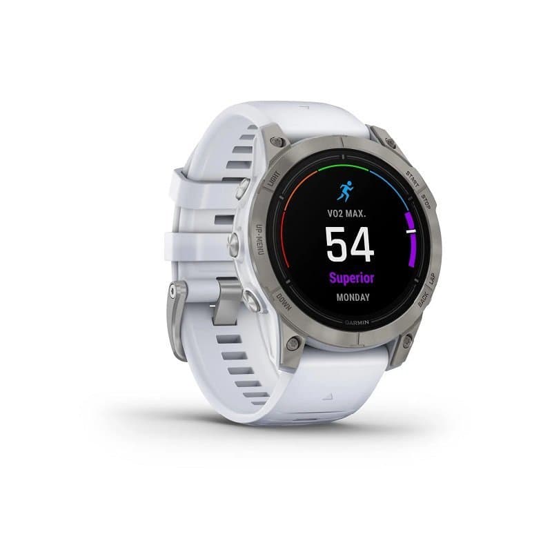 Montre Garmin Epix Pro Gen 2 Sapphire Titane 42 mm - 47 mm , Argent