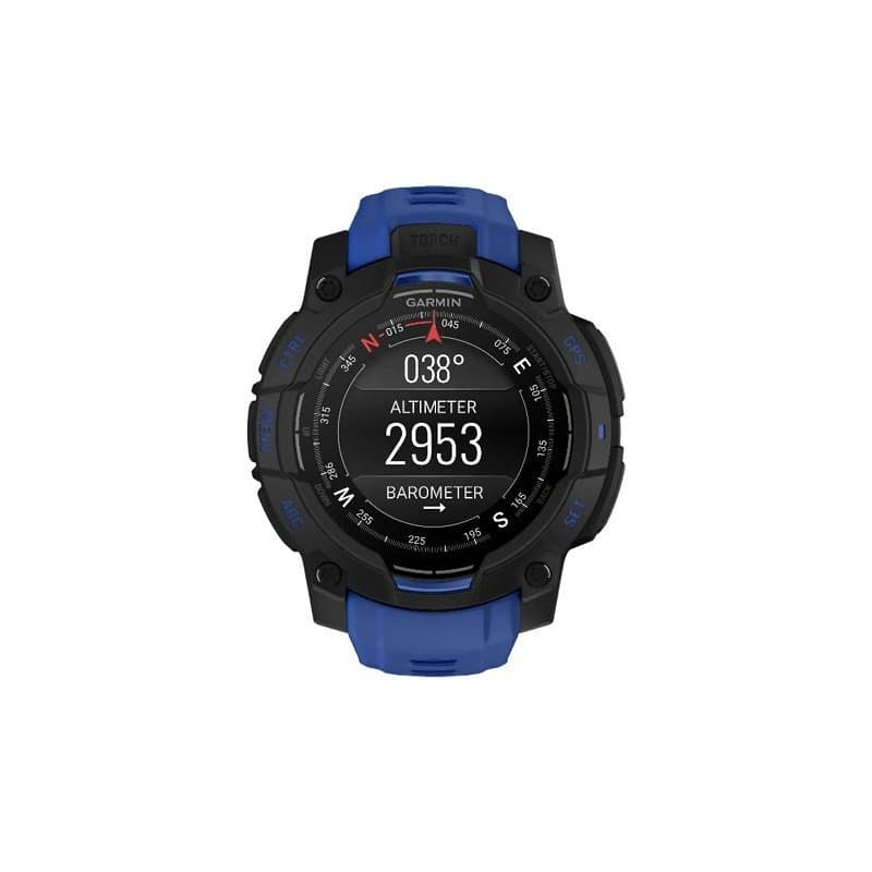 Montre Garmin Instinct 3 AMOLED 50 mm - 45 mm , Noir - bleu
