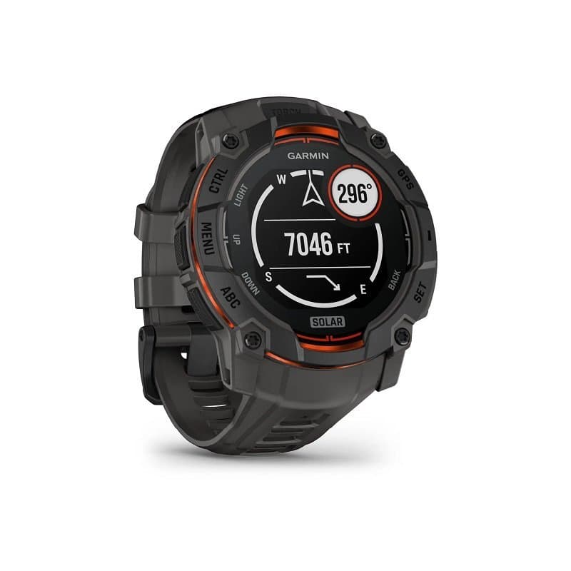 Montre Garmin Instinct 3 Solar 45 mm - 50 mm , Noir