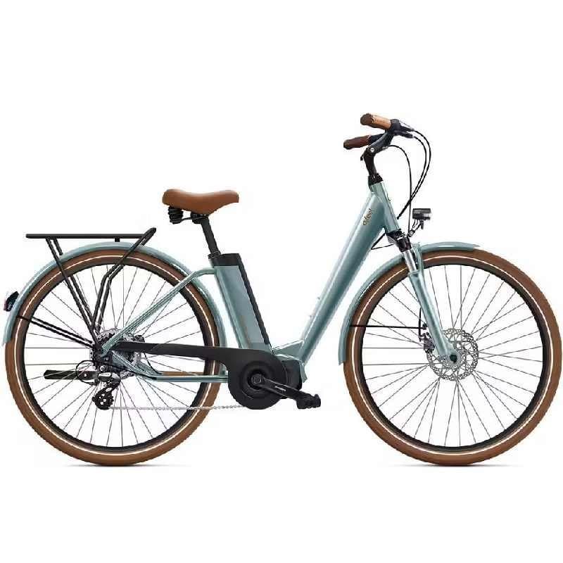 O2feel e-bikes​ iVog City Up 4.1 Shimano Altus 8V 400 Wh 28" - Gris , iPower Fit DUO 720