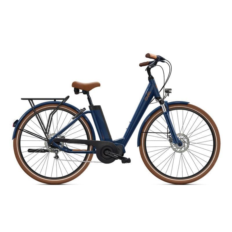 Vélo de Ville Électrique O2Feel iVog City Up 5.1 Univ Shimano Nexus 7V 360 Wh 28" Blanc Lin - Bleu , iPower Fit DUO 720