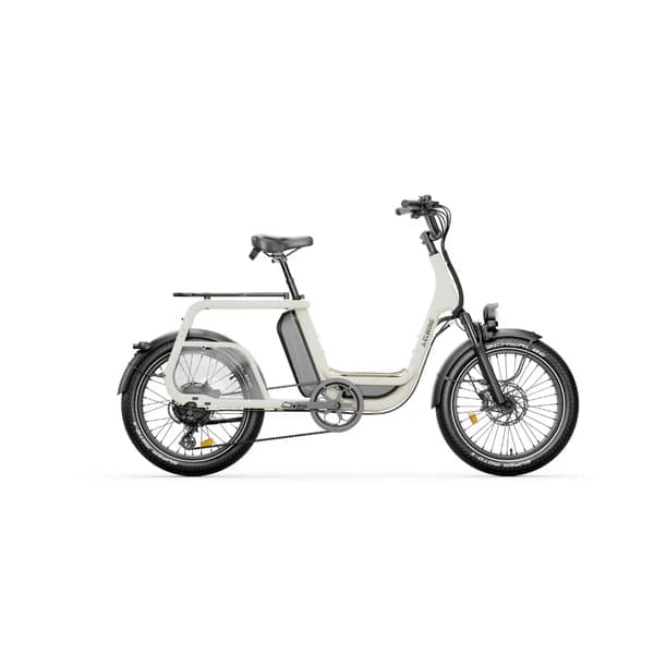 Elwing Ritmic Solo Vélo électrique cargo compact - Beige , Standard : 48 V 14,4 Ah (691 Wh)