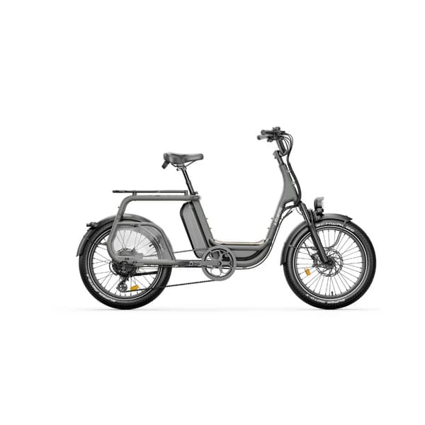 Elwing Ritmic Solo Vélo électrique cargo compact - Noir , Longue distance : 48 V 19,2 Ah (921 Wh)