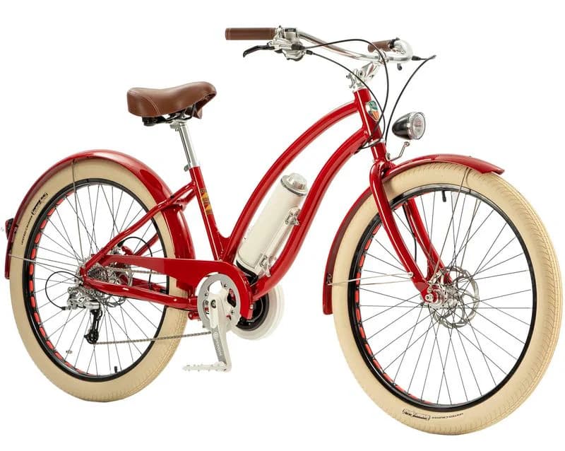 Vélo électrique Bocyclo Hermitage Confort 10 vitesses - Rouge