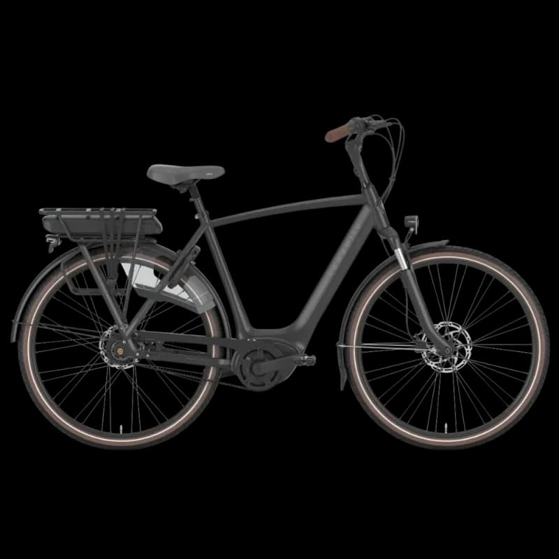 VTC électrique Gazelle Orange C8+ - Haut , 500 Wh , Noir