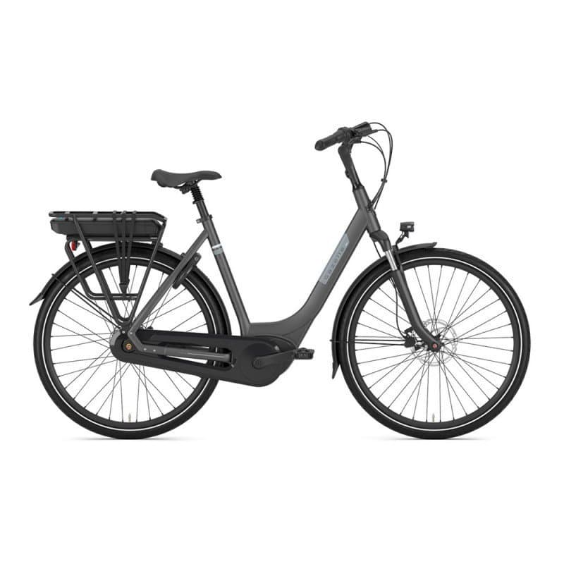 Vélo électrique Gazelle Paris C7+ - Bas , 400 Wh , Gris