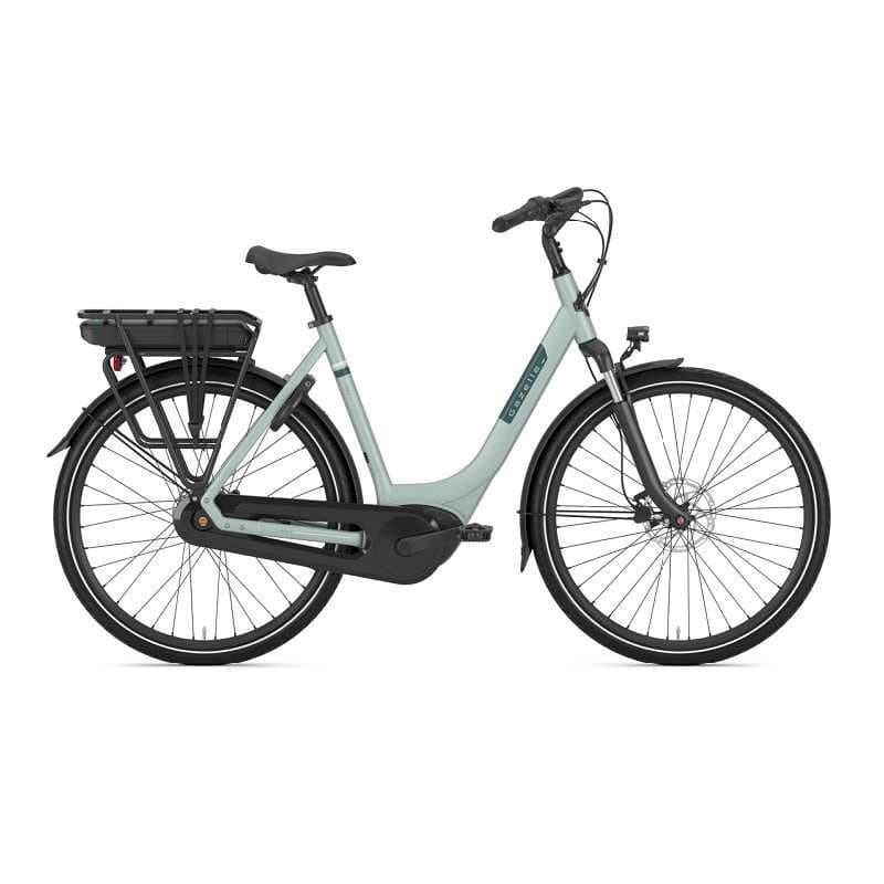 Vélo électrique Gazelle Paris C7 - Bas , 500 Wh , Bleu clair
