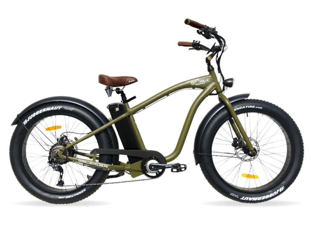 Vélo électrique Gorille Mâle - Kaki