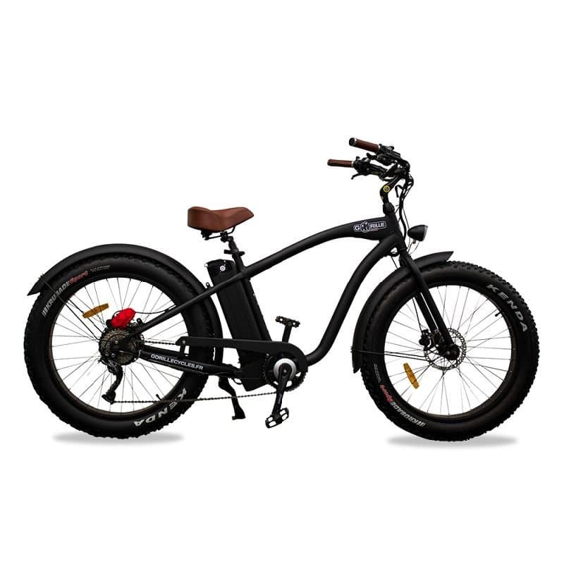 Fatbike électrique Gorille Mâle - Noir