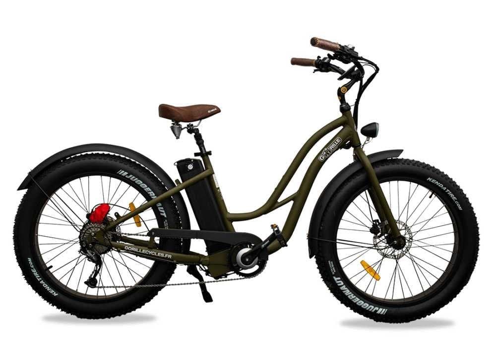Vélo électrique Lady Gorille - Kaki