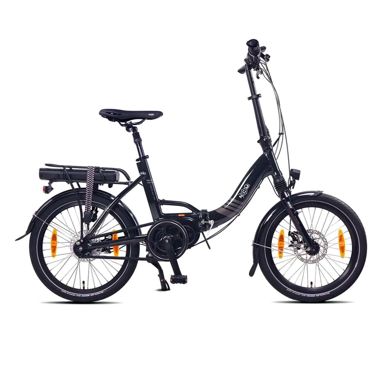 Vélo électrique pliant NCM Paris MAX N8R - Noir