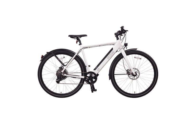 Vélo électrique urbain NCM C7 - Blanc