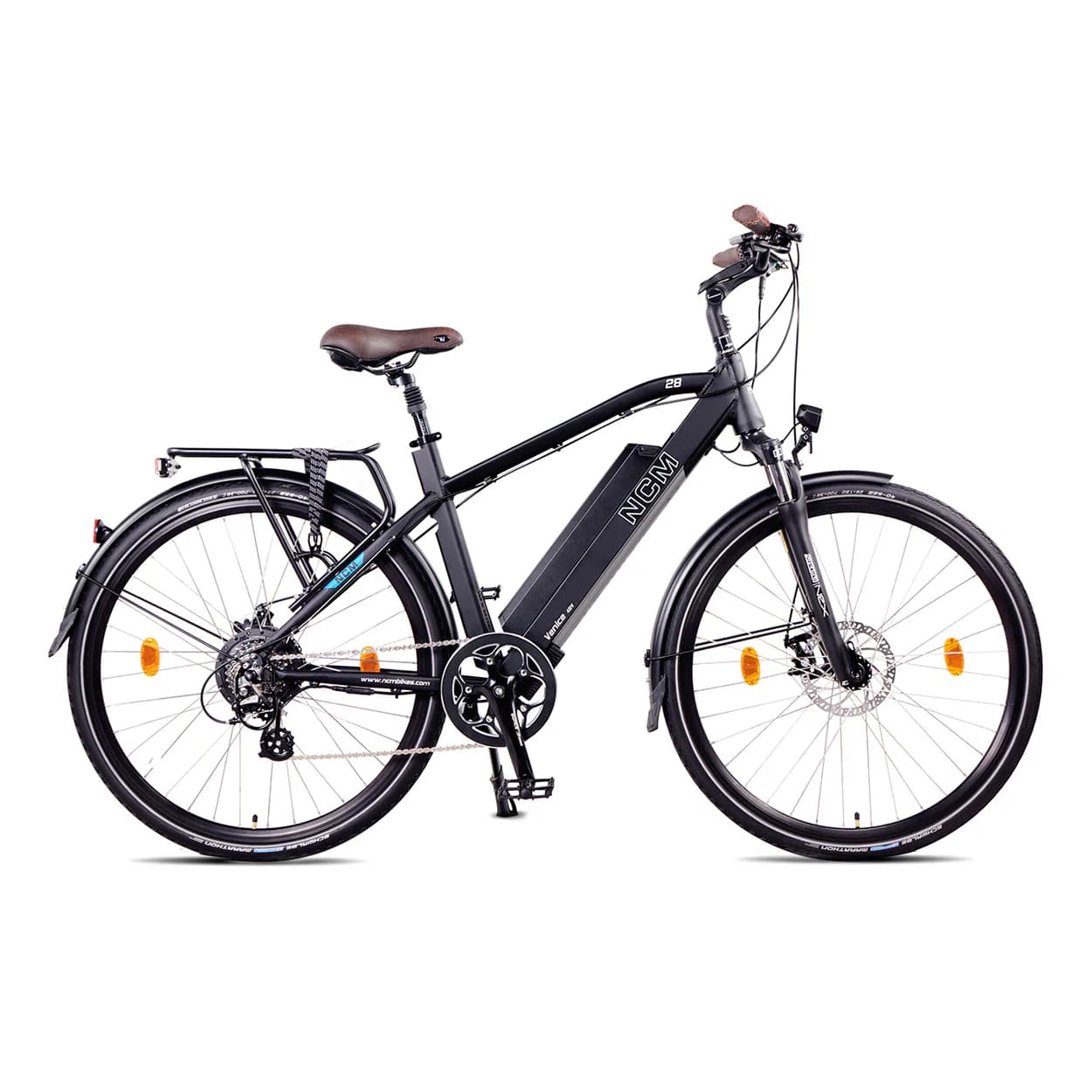 Vélo électrique urbain NCM Venice - Noir