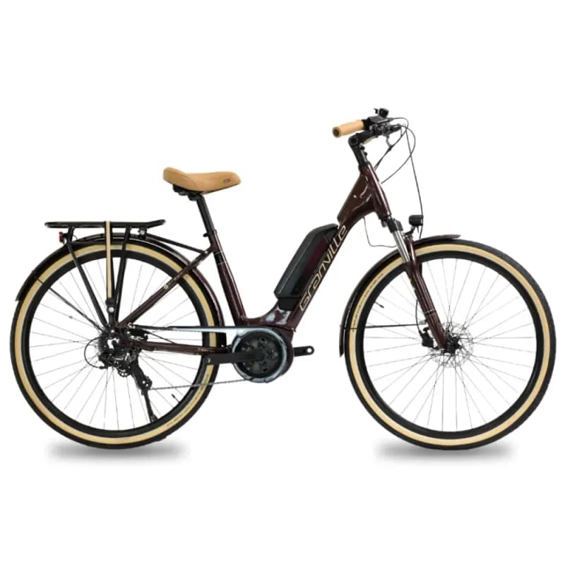 Vélo électrique ville Granville E-Urban 30 - 400 Wh , Rouge