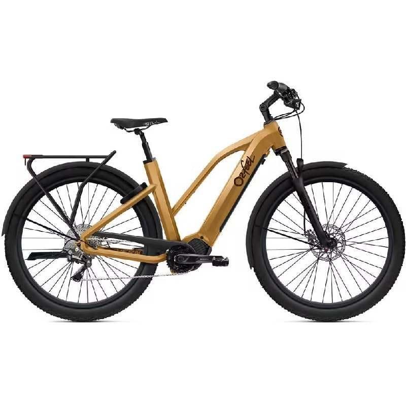 Vélo vtc électrique​ O2feel Vern Urban Power 8.2 Mid Shimano Deore 10V 720 Wh - Jaune