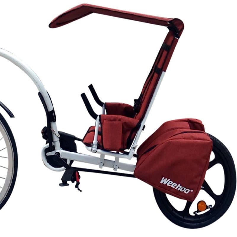 Remorque velo enfants​ avec pédales et sacoches Thrill Weehoo