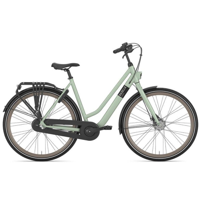 VÉLO GAZELLE ESPRIT DE VILLE - Vert , Shimano Nexus 3 , Ouvert