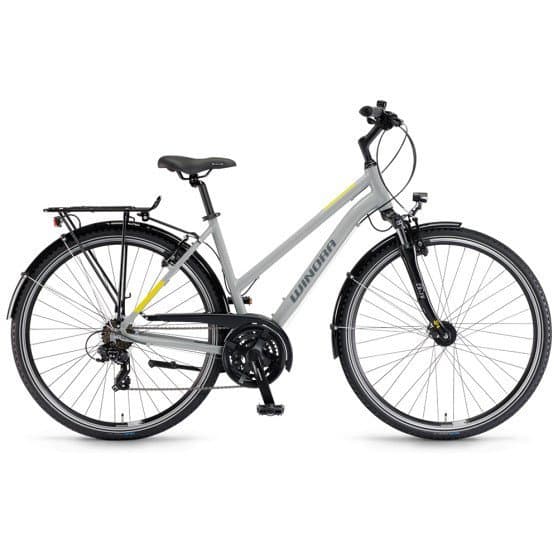Vélo Winora Domingo 21 tout chemin - Gris