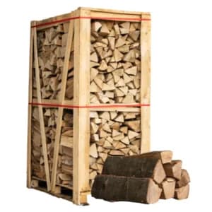 2 palettes (chêne blanc + hêtre/charme) — Bûches de 50 cm