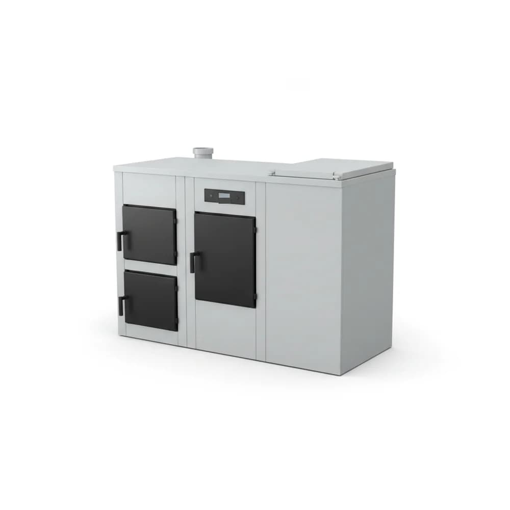 Chaudière mixte bûches et granulés Hêtraie 30 kW