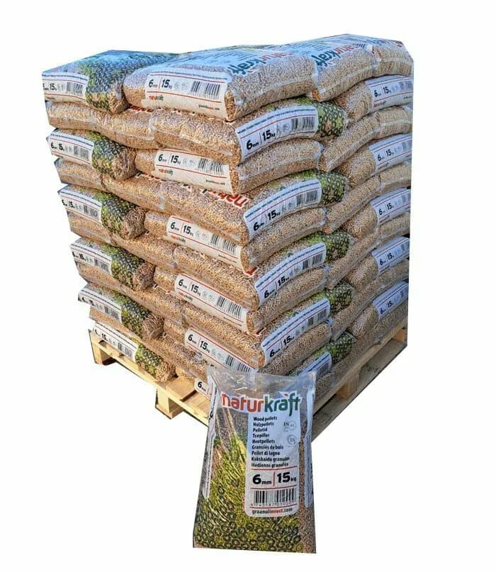 Granulés Holz Westerwalder — 1/2 palette 36 sacs de 15 kg