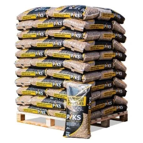 Granulés PIKS — palette de 66 sacs (990 kg) — DINplus