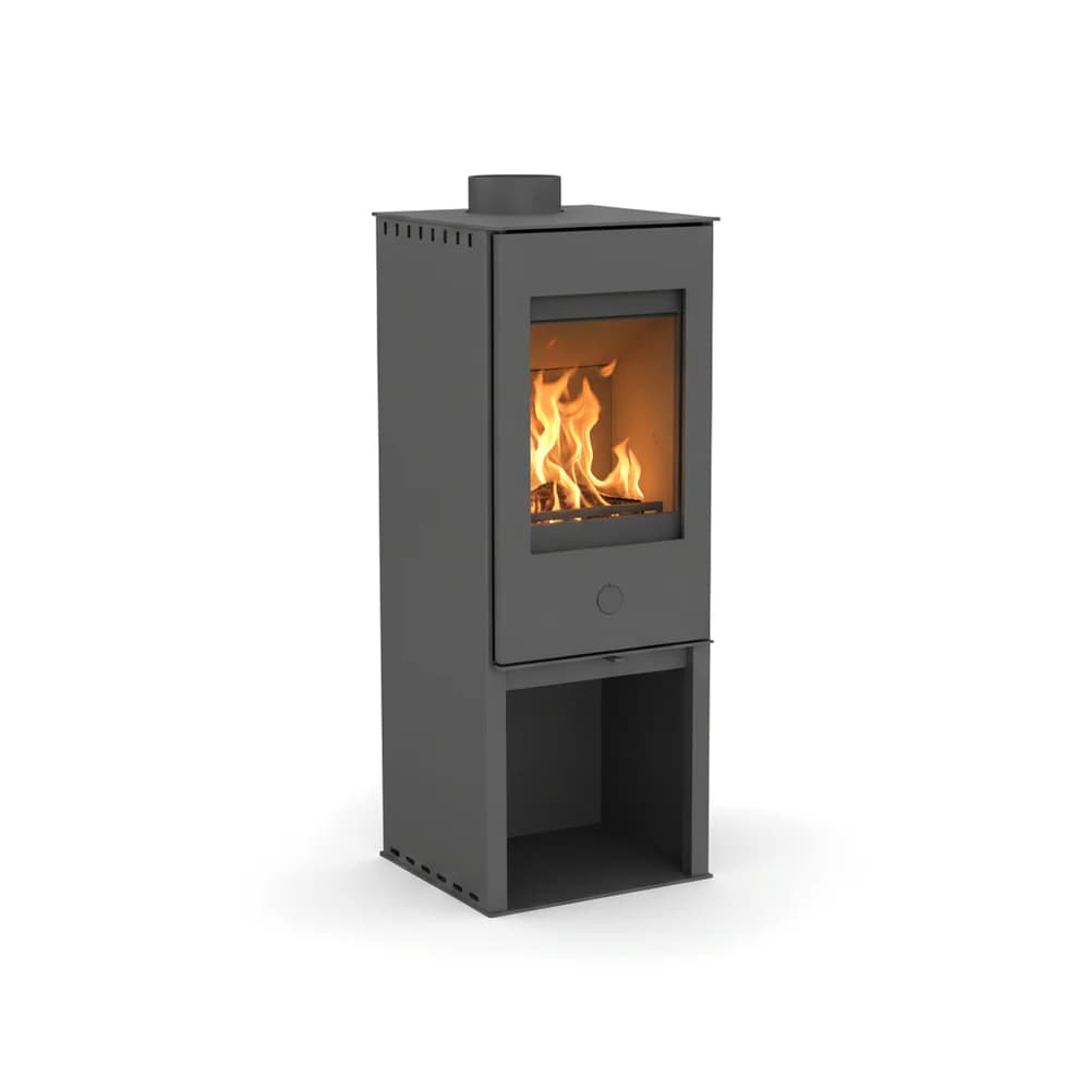 Poêle à bois en acier Veillée 6 kW