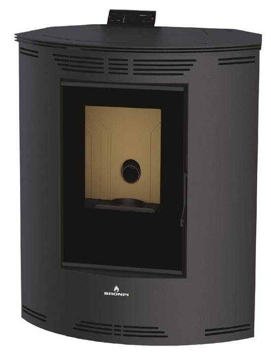 Poêle à granulés d'angle BRONPI Princesa 12 kW