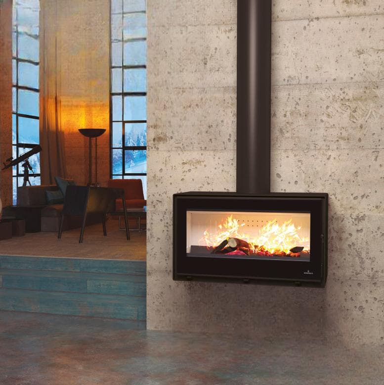 Poêle à bois suspendu BRONPI Cairo 903C 13 kW