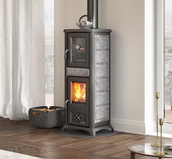 Poêle à bois avec four - LA NORDICA Gemma Forno.165 Pierre 7.3 kW