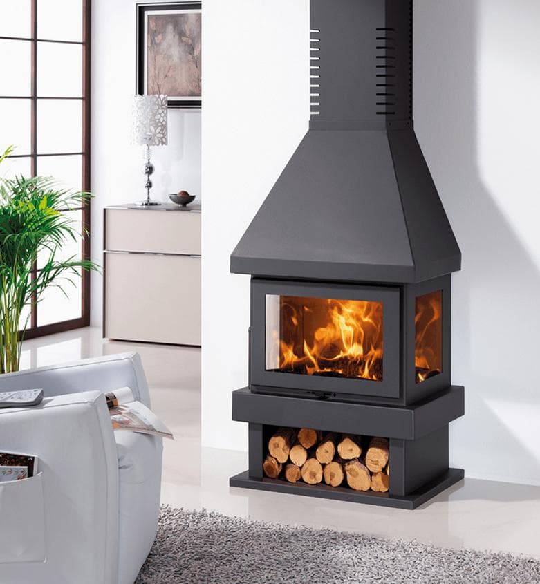 Cheminée à poser 3 vitres PANADERO Canada 8 kW