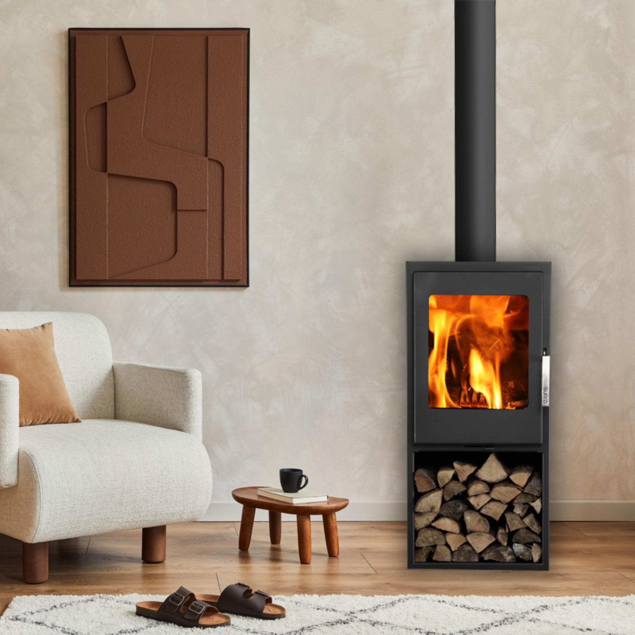 Poêle à bois étanche SUPRA Jacco 4.8 kW