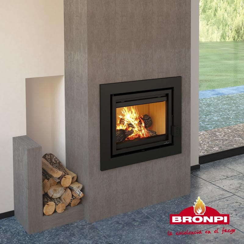 Insert à bois ventilé canalisable - BRONPI Florida 14 kW