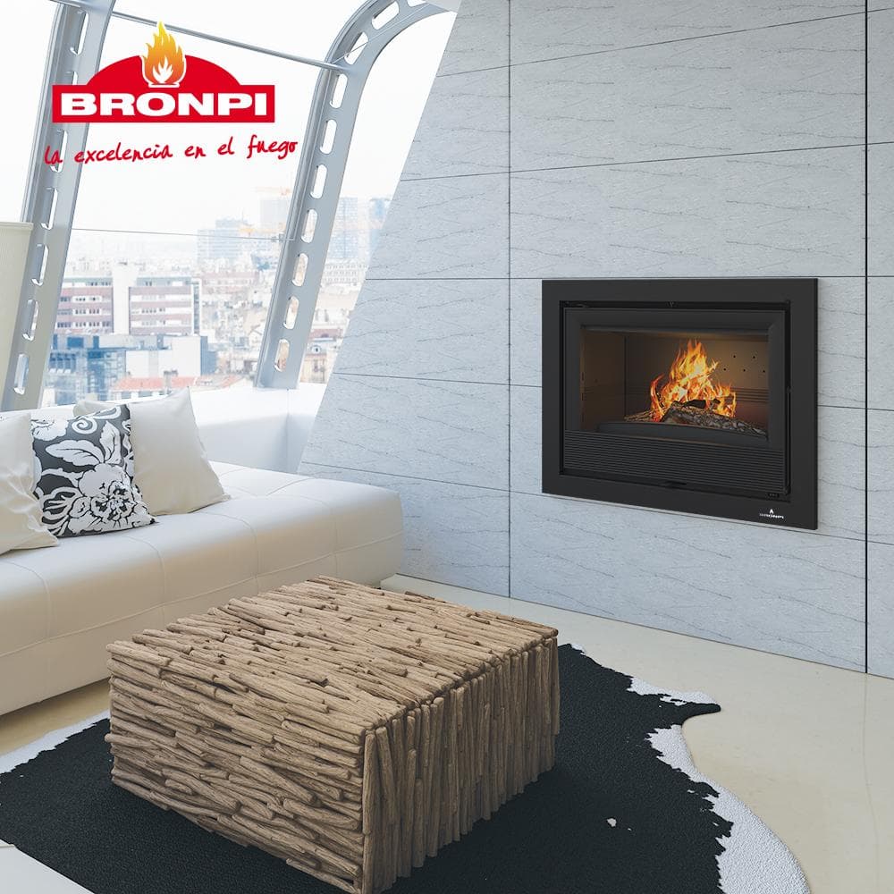 Insert à bois ventilé canalisable BRONPI Paris 70 ED 11 kW