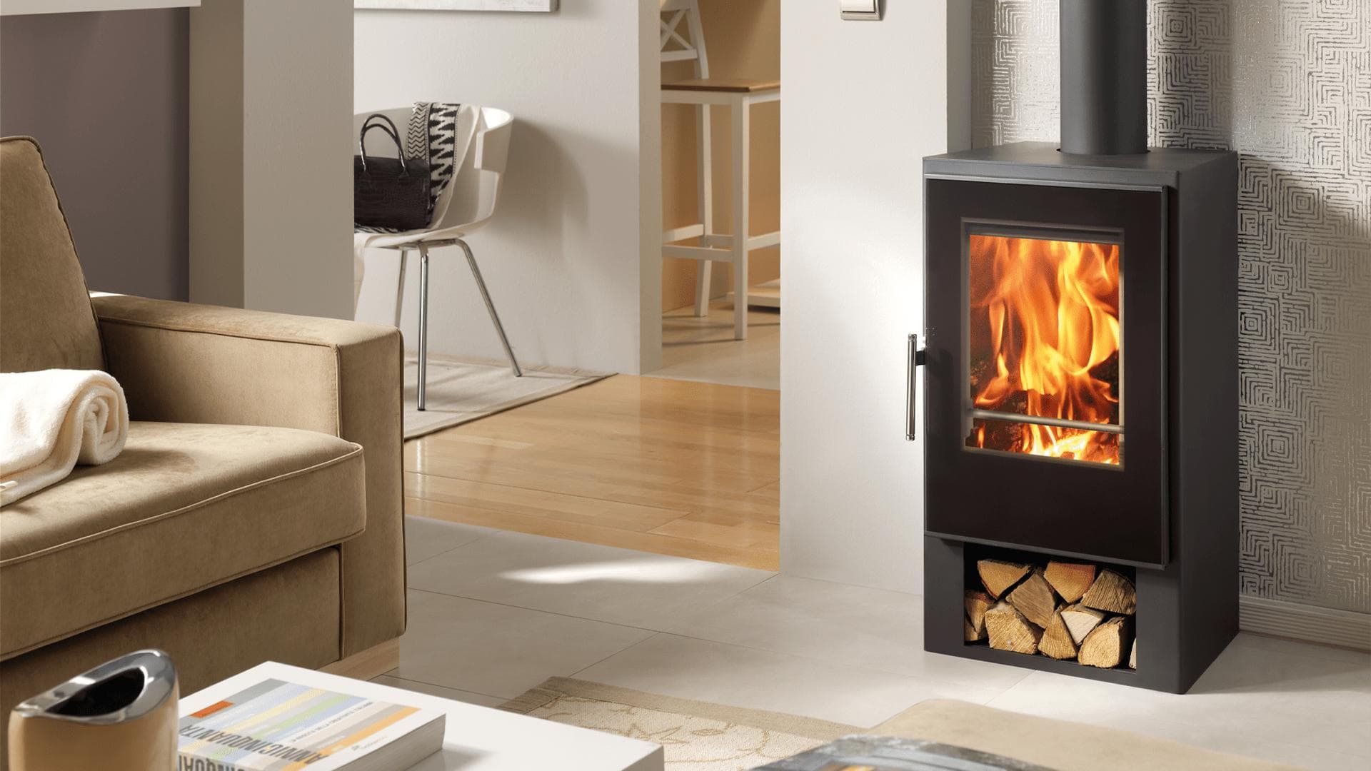 Poêle à bois raccordable PANADERO Andes 7.5 kW