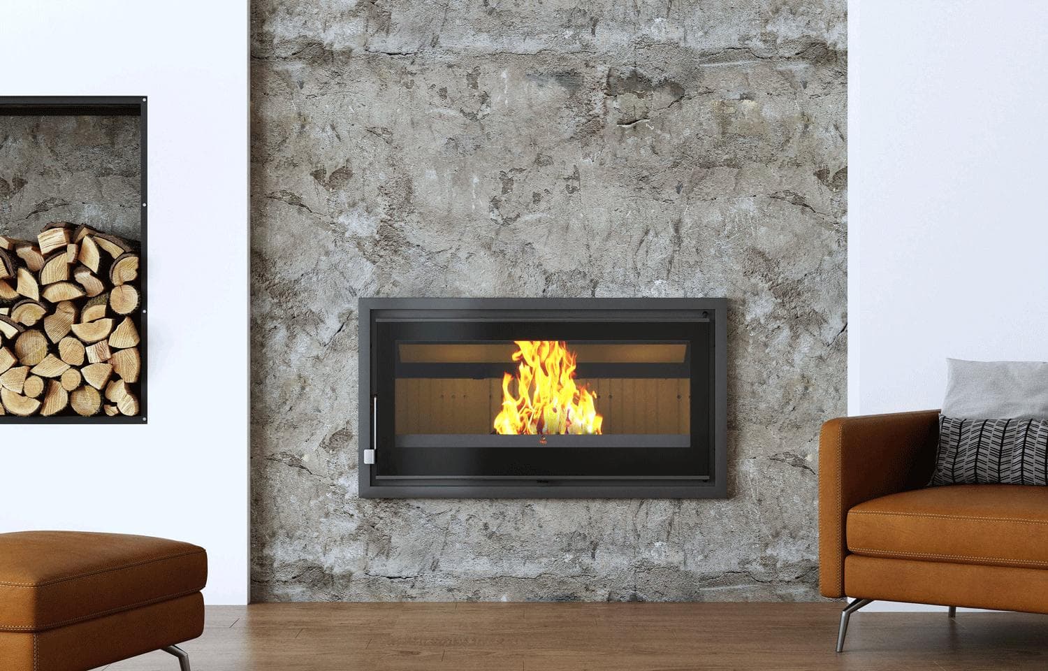Insert à bois canalisable FIREMATIC Ontario 14.5 kW