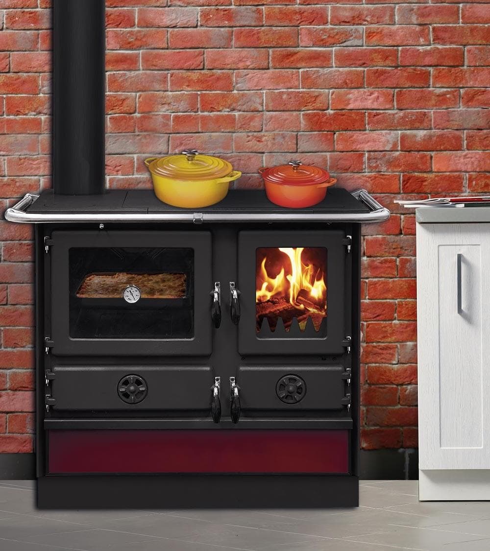 Cuisinière à bois INTERSTOVES Magnum SG Steel 9.5 kW