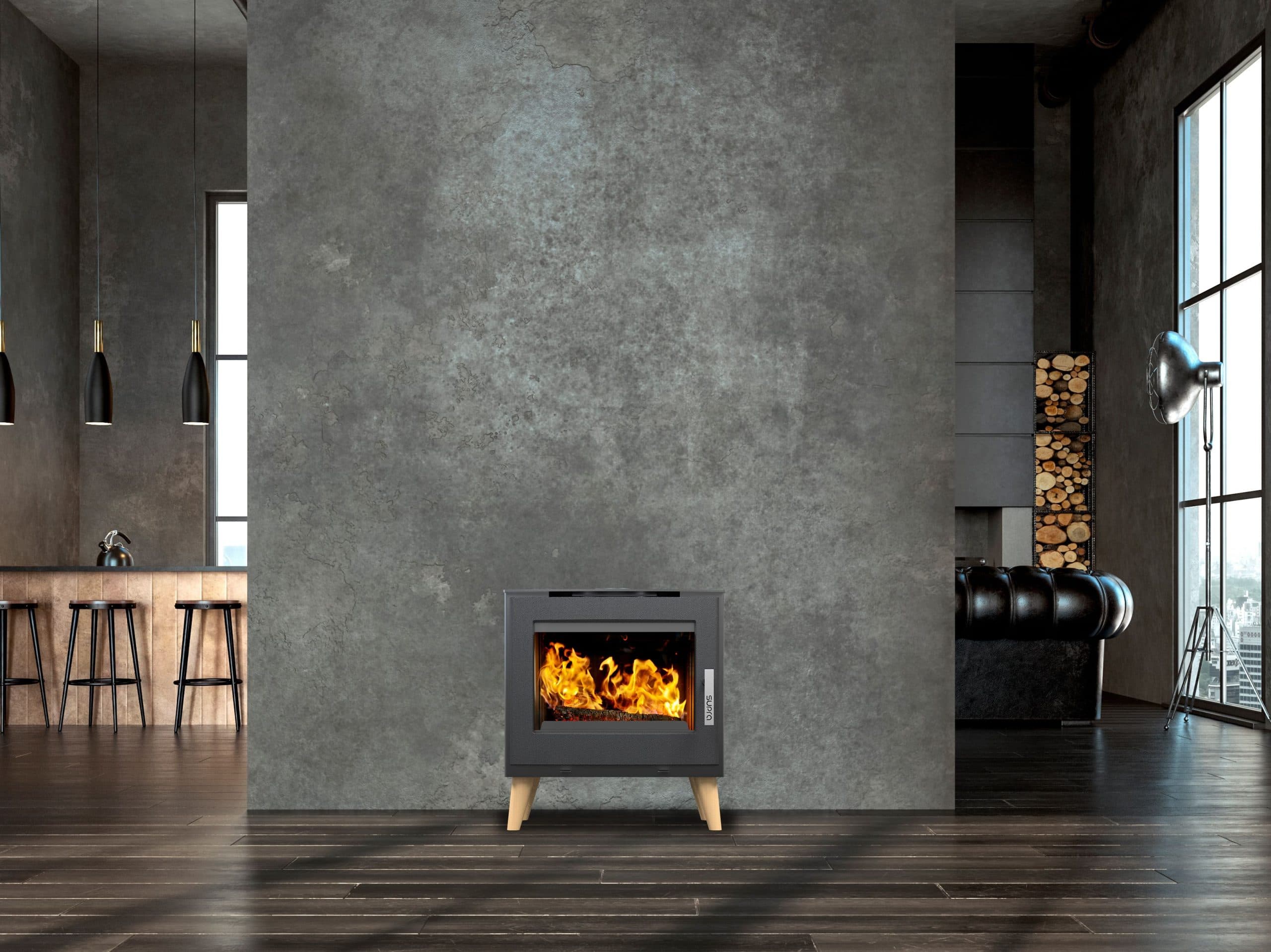 Poêle à bois étanche SUPRA Emile 6.1 kW