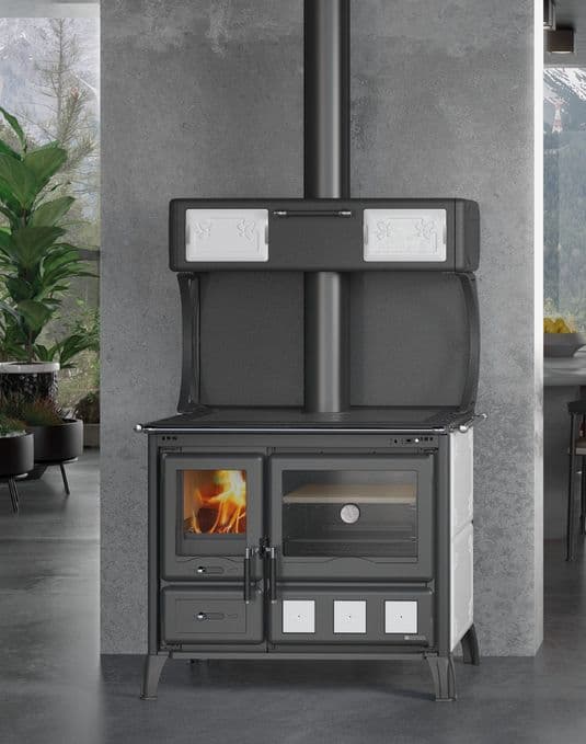 Cuisinière à bois La Nordica Gardenia XXL Ceramica 10.5 kW