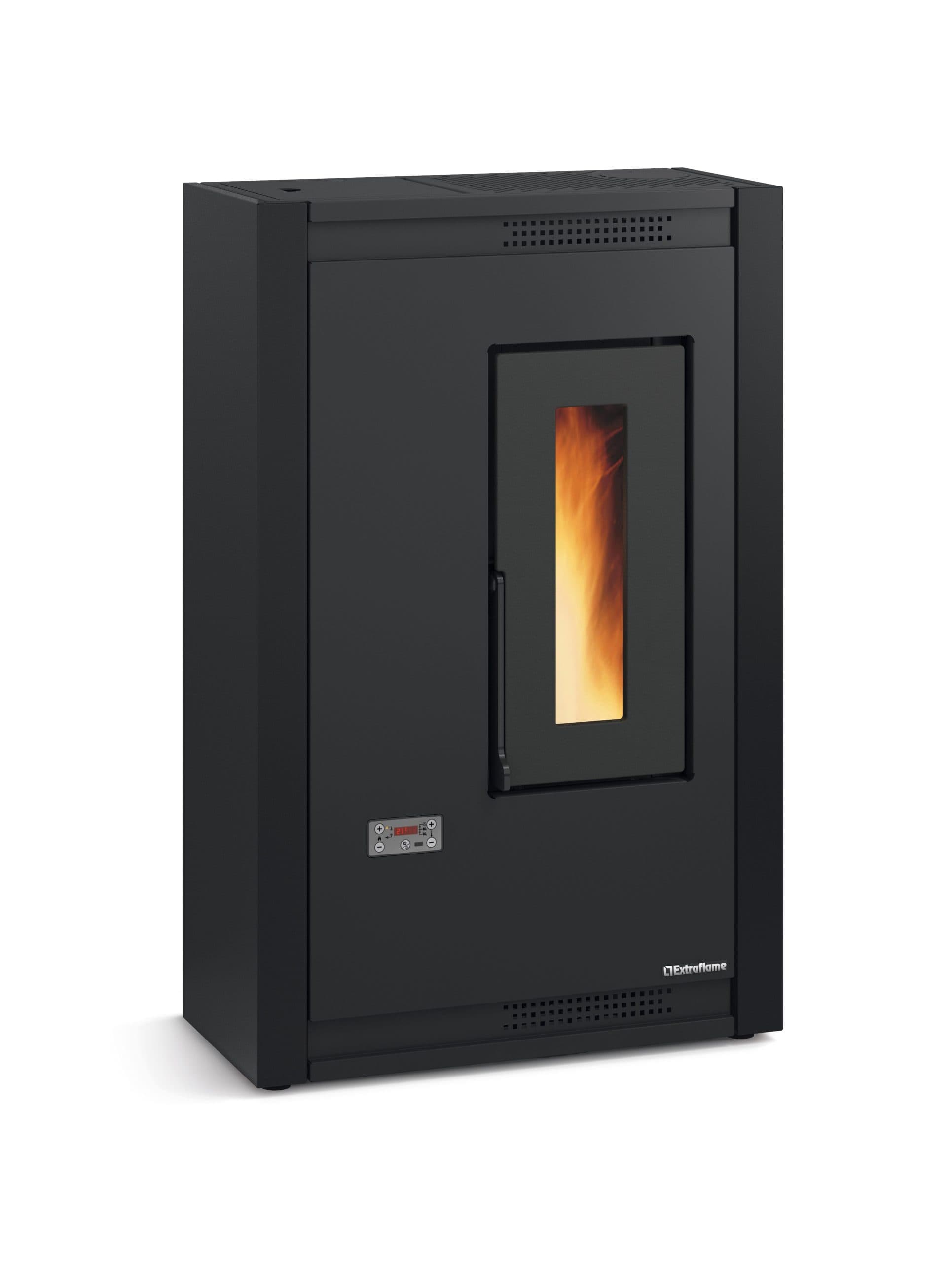 Poêle à granules extra plat - EXTRAFLAME Luisella 5.1 kW